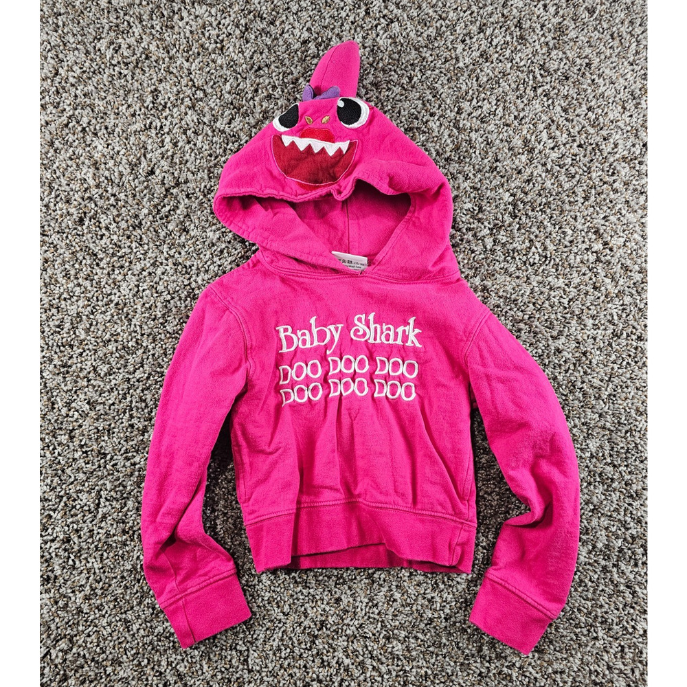Wild Child Hoodies Baby Toddler Girls Sz 2T Hoodie Pink Baby Shark Doo Doo